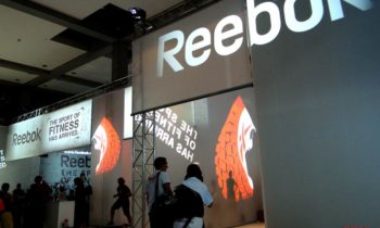 Projections pour Reebok foire de fitness