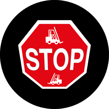 Gobo - STOP chariot élévateur